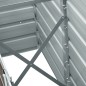 vidaXL Arriate de jardín de acero galvanizado marrón 240x40x45 cm vidaXL Arriate de jardín de acero galvanizado marrón 240x40x45 cm