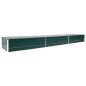 vidaXL Arriate de jardín de acero galvanizado verde 480x80x45 cm vidaXL Arriate de jardín de acero galvanizado verde 480x80x45 cm