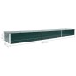 vidaXL Arriate de jardín de acero galvanizado verde 480x80x45 cm vidaXL Arriate de jardín de acero galvanizado verde 480x80x45 cm