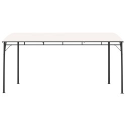 vidaXL Toldo parasol de jardín color crema 4x3x2,55 m