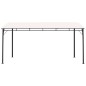 vidaXL Toldo parasol de jardín color crema 4x3x2,55 m