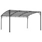 vidaXL Toldo parasol de jardín color crema 4x3x2,55 m
