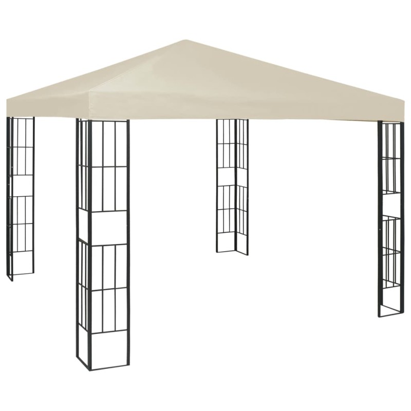 vidaXL Cenador color crema 3x3 m vidaXL Cenador color crema 3x3 m