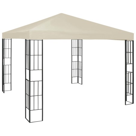 vidaXL Cenador color crema 3x3 m