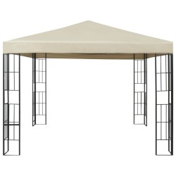 vidaXL Cenador color crema 3x3 m