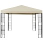 vidaXL Cenador color crema 3x3 m vidaXL Cenador color crema 3x3 m