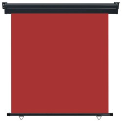 vidaXL Toldo lateral de balcón rojo 170x250 cm