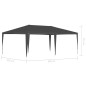 vidaXL Carpa profesional para fiestas gris antracita 90 g/m² 4x6 m vidaXL Carpa profesional para fiestas gris antracita 90 g/m² 4x6 m