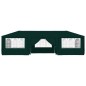 vidaXL Carpa profesional para fiestas con paredes verde 90 g/m² 4x9 m vidaXL Carpa profesional para fiestas con paredes verde 90 g/m² 4x9 m