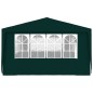 vidaXL Carpa profesional para fiestas con paredes verde 90 g/m² 4x9 m vidaXL Carpa profesional para fiestas con paredes verde 90 g/m² 4x9 m