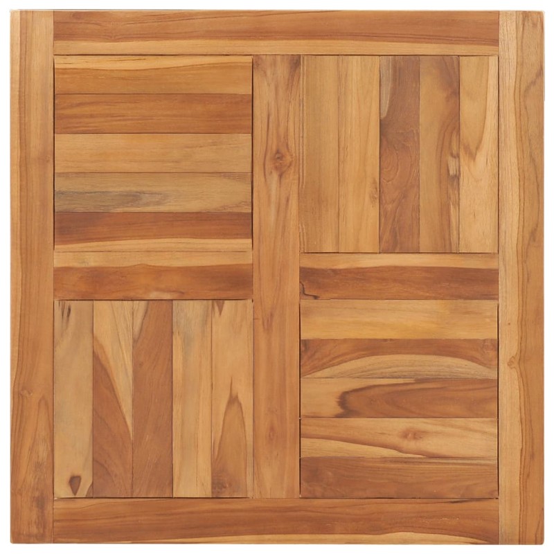 vidaXL Superficie de mesa de madera maciza de teca 70x70x2,5 cm vidaXL Superficie de mesa de madera maciza de teca 70x70x2,5 cm