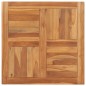 vidaXL Superficie de mesa de madera maciza de teca 70x70x2,5 cm vidaXL Superficie de mesa de madera maciza de teca 70x70x2,5 cm