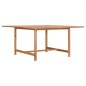 vidaXL Mesa de jardín de madera maciza de teca 150x150x76 cm vidaXL Mesa de jardín de madera maciza de teca 150x150x76 cm