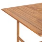 vidaXL Mesa de jardín de madera maciza de teca 150x150x76 cm vidaXL Mesa de jardín de madera maciza de teca 150x150x76 cm