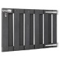 vidaXL Puerta de jardín de WPC gris 100x60 cm vidaXL Puerta de jardín de WPC gris 100x60 cm