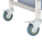 vidaXL Carrito de cocina con recipientes de plástico 82x43,5x93 cm vidaXL Carrito de cocina con recipientes de plástico 82x43,5x93 cm