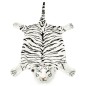 vidaXL Alfombra afelpada de tigre 144 cm blanca vidaXL Alfombra afelpada de tigre 144 cm blanca