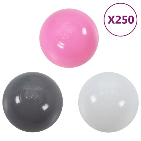 vidaXL Bolas de colores para piscina de bebé 250 unidades