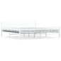 vidaXL Estructura de cama de metal blanco 200x200 cm vidaXL Estructura de cama de metal blanco 200x200 cm
