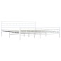 vidaXL Estructura de cama de metal blanco 200x200 cm vidaXL Estructura de cama de metal blanco 200x200 cm