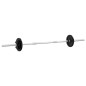 vidaXL Juego de barras y mancuernas de 30 kg hierro fundido vidaXL Juego de barras y mancuernas de 30 kg hierro fundido