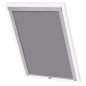 vidaXL Persiana opaca enrollable gris C02 