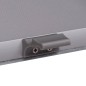 vidaXL Persiana opaca enrollable gris C02 