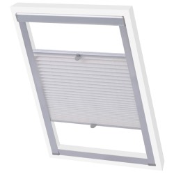 vidaXL Persiana plisada blanca S06/606 