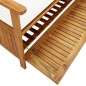 vidaXL Banco de almacenaje con cojín de madera maciza de acacia 170 cm vidaXL Banco de almacenaje con cojín de madera maciza de acacia 170 cm