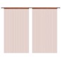 vidaXL Cortinas de flecos 2 piezas 100x250 cm marrón vidaXL Cortinas de flecos 2 piezas 100x250 cm marrón