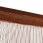 vidaXL Cortinas de flecos 2 piezas 100x250 cm marrón vidaXL Cortinas de flecos 2 piezas 100x250 cm marrón