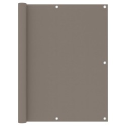 vidaXL Toldo para balcón de tela oxford gris taupé 120x600 cm