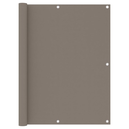 vidaXL Toldo para balcón de tela oxford gris taupé 120x600 cm