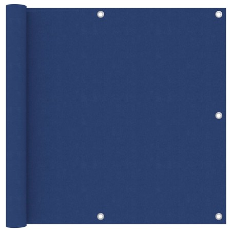 vidaXL Toldo para balcón tela oxford azul 90x500 cm