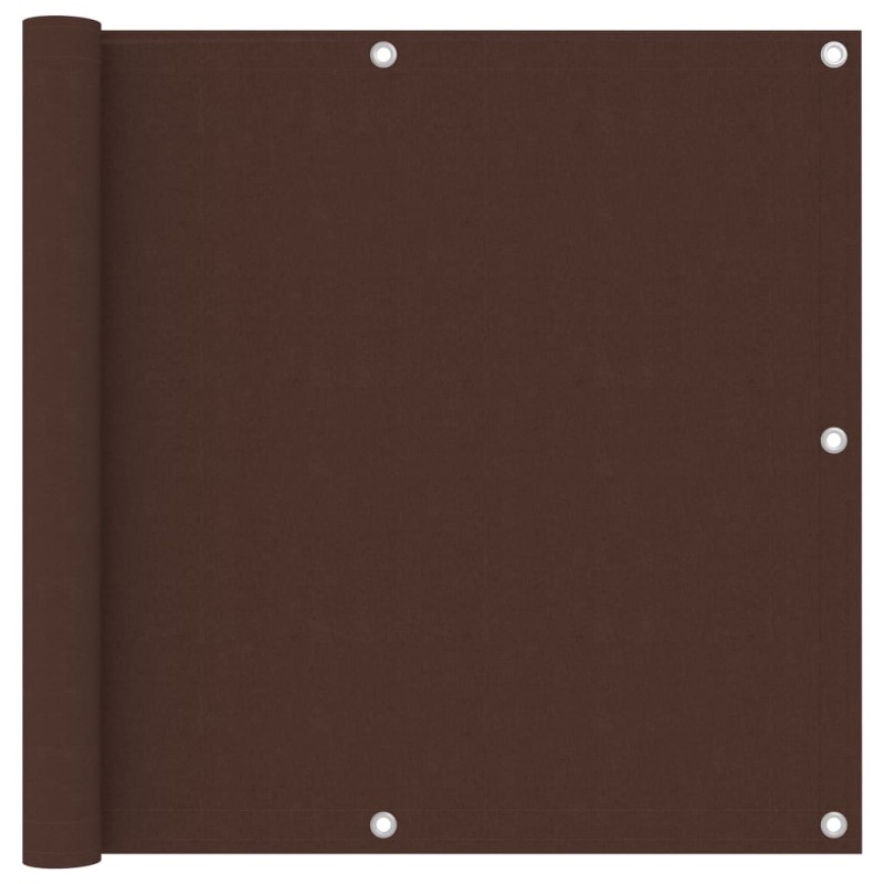 vidaXL Toldo para balcón tela oxford marrón 90x600 cm vidaXL Toldo para balcón tela oxford marrón 90x600 cm
