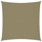 vidaXL Toldo de vela cuadrado tela Oxford beige 4x4 m vidaXL Toldo de vela cuadrado tela Oxford beige 4x4 m