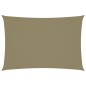 vidaXL Toldo de vela rectangular tela Oxford beige 2,5x4,5 m vidaXL Toldo de vela rectangular tela Oxford beige 2,5x4,5 m
