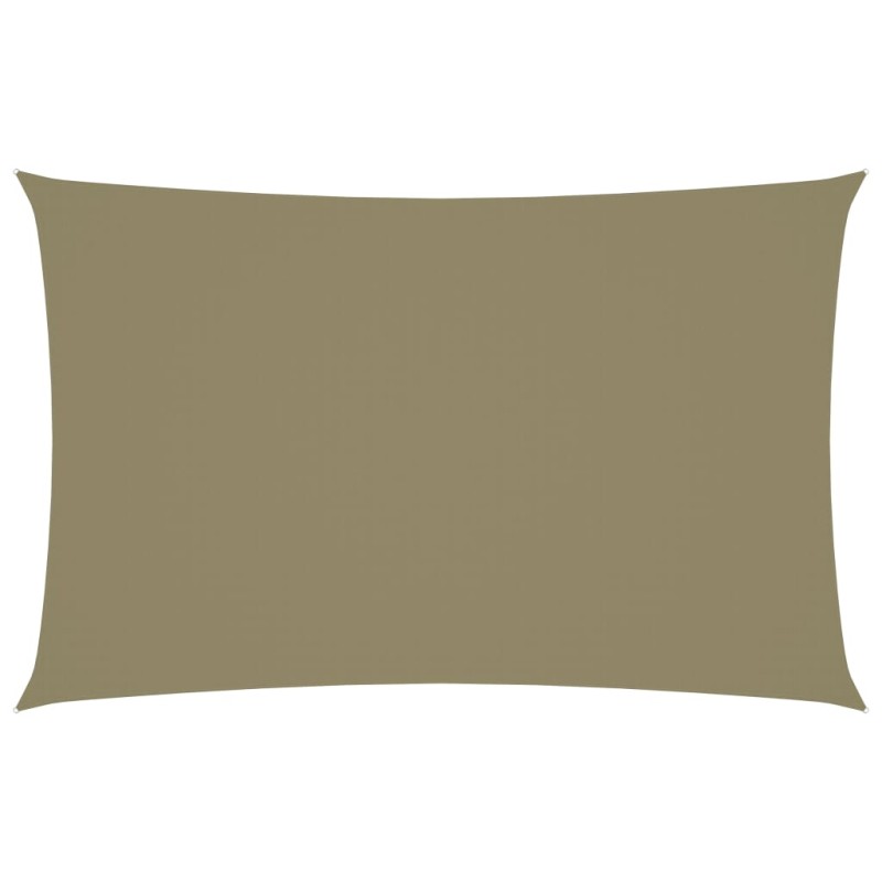 vidaXL Toldo de vela rectangular tela Oxford beige 5x8 m vidaXL Toldo de vela rectangular tela Oxford beige 5x8 m