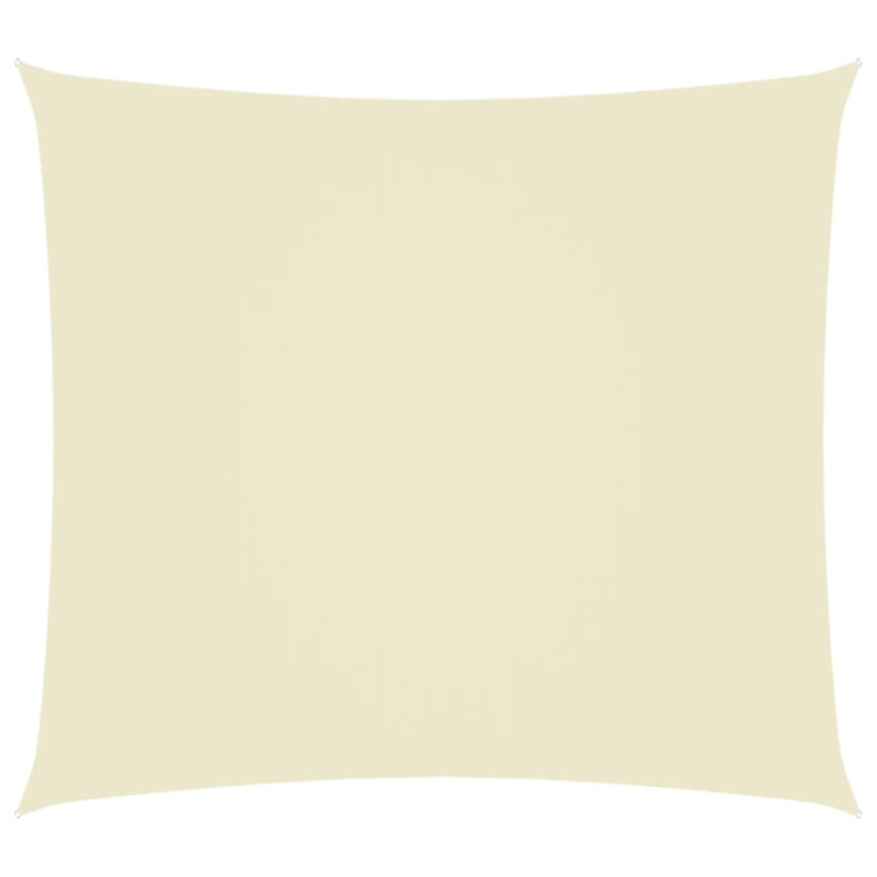 vidaXL Toldo de vela rectangular tela Oxford color crema 2x3,5 m vidaXL Toldo de vela rectangular tela Oxford color crema 2x3,5 m