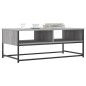 vidaXL Mesa de centro madera de ingeniería gris Sonoma 100x51x40 cm