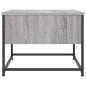 vidaXL Mesa de centro madera de ingeniería gris Sonoma 100x51x40 cm