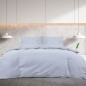 vidaXL Juego de funda nórdica microfibra ligera gris 200x200 cm vidaXL Juego de funda nórdica microfibra ligera gris 200x200 cm