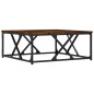 vidaXL Mesa de centro madera contrachapada roble ahumado 70x70x30 cm vidaXL Mesa de centro madera contrachapada roble ahumado 70x70x30 cm