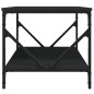 vidaXL Mesa de centro madera contrachapada negro 90x50x45 cm vidaXL Mesa de centro madera contrachapada negro 90x50x45 cm