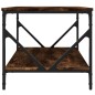 vidaXL Mesa de centro madera contrachapada roble ahumado 90x50x45 cm vidaXL Mesa de centro madera contrachapada roble ahumado 90x50x45 cm