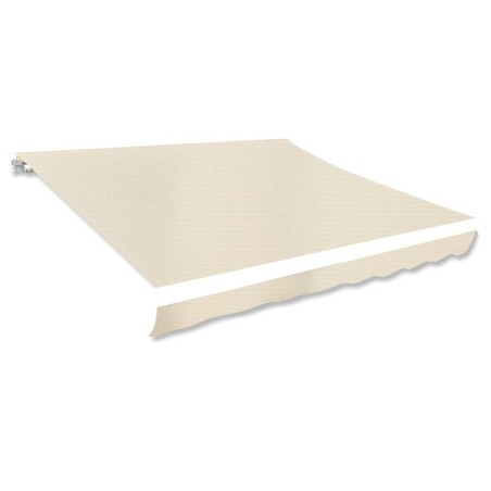 vidaXL Toldo de lona color crema 3x2,5 m sin armazón