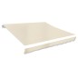 vidaXL Toldo de lona color crema 3x2,5 m sin armazón