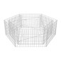 vidaXL Arriate hexagonal de gaviones 160x140x50 cm vidaXL Arriate hexagonal de gaviones 160x140x50 cm
