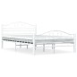 vidaXL Estructura de cama de metal blanco 140x200 cm vidaXL Estructura de cama de metal blanco 140x200 cm