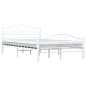 vidaXL Estructura de cama de metal blanco 140x200 cm vidaXL Estructura de cama de metal blanco 140x200 cm